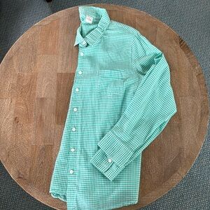J Crew mini check button down perfect shirt